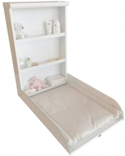 BABY DAN kompatibel – Sofie väggmonterad skötbord – vit metall