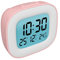 HOMVILLA Sveglia da Comodino a Pile con Visualizzazione della Temperatura, Funzione Snooze e Retroilluminazione per Viaggi, Camera da Letto (2 Batterie AAA Incluse)