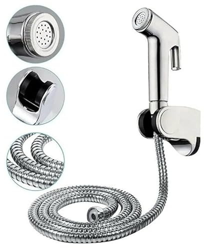 Doccetta per camper con tubo flessibile da 1,5 m, filettatura da 1/2, set per bagno, roulotte, camper, barca, parrucchieri, pulizia animali domestici