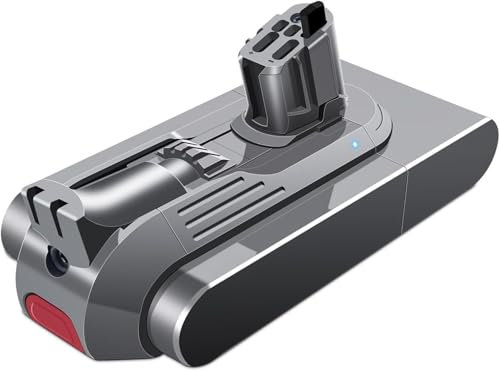 25.2V 4000mAh Ersatzakku kompatibel zu Dyson-V11 Akku V11 Absolute Extra, V11 Animal, V11 Click-In, V15 Detect Staubsauger/Click-Version rote Taste / SV17