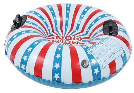 HOODANCOS Luge Gonflable Épaissie pour Neige et Herbe Extérieur pour Garçon Fille et Adultes Base Glissante Résistante pour Glissades Hivernales