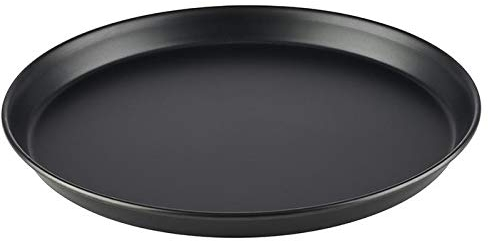 APS Pizzaform rund Ø 28/26,3 x 2,5 cm - Pizzablech aus Blaublech, nicht beschichtet, lange Lebensdauer, zum professionellen Pizzabacken