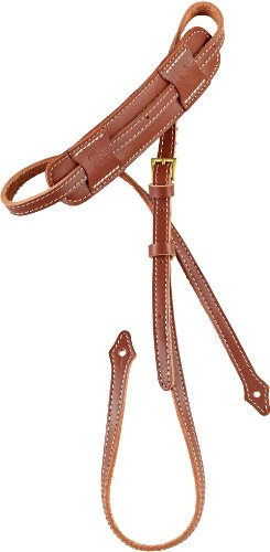 Ortega Guitars Tracolla per Mandolino Regolabile – Spallotti Imbottiti – per Mandolini – Vera Pelle, Brown (OSMDLX-BR)