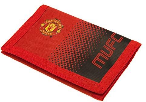 Manchester United FC 2428 Nylon Wallet Unisex Children’s, Red