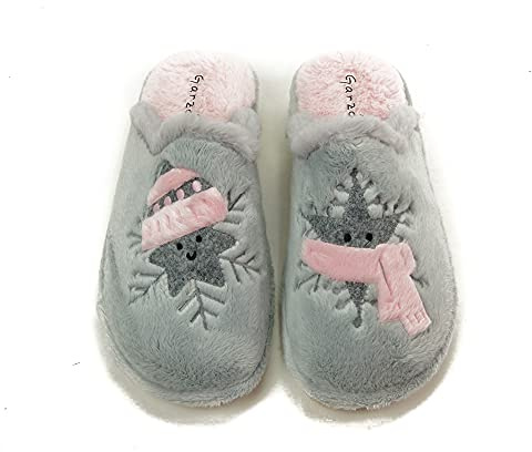 GARZON - Zapatilla Estrellita CASA P471.275 para: Mujer Color: Gris Talla: 38