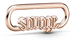Pandora, Women’s Rose Gold Not a gem Me Charm, Rose Gold, 8,9mm - 789659C00