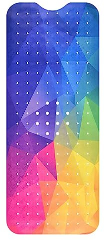 Kingrading Badewannenmatte Ant-Rutsch Badematten für Badezimmer. Süßes Badematten-Design. Extra Lange 100 x 40 cm Badematte mit 200 Saugnäpfen und großen Entwässerungslöchern. Witzige Badewannenmatte