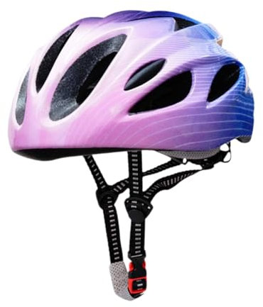 JISADER Fahrradhelm für Kinder Rennradhelm Schutz Bessere Dämpfung Kinderfahrradhelm für Rollschuhlaufen Outdoor-Sport, Pink Blau