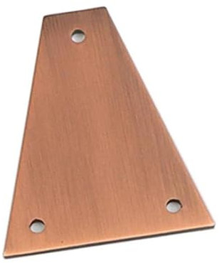 Gitarren-Einstellstangenabdeckung 3 Löcher Dreieckige Abdeckplatte Wasserdichte Gitarrenabdeckung Ersatzteil Für Elektrische Gitarre gitarrenzubehör für anfänger