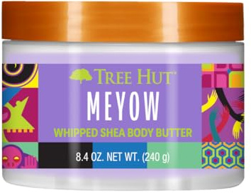 Tree Hut Meyow Whipped Shea Body Butter, Long-lasting Hydration Leaves Skin Feeling Soft & Moisturized, Lightweight, Nourishing Essential Body Care, Limited Edition Scent, 8.4 fl oz.