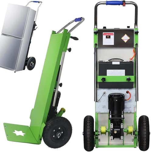 Carro EléCtrico para Subir Escaleras Multifuncional Carros para Subir Escaleras con Carga Carretilla para Subir Escaleras EléCtrica PortáTil Mover Muebles Equipos Pesados,03