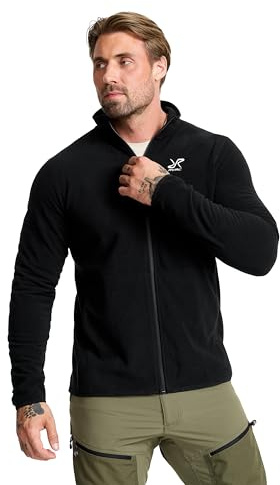 RevolutionRace Hiker Full-Zip Fleece för Herr, Lätt och stretchig fleecejacka med full dragkedja perfekt för vandring