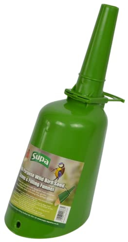 Supa Multi-Purpose Wild Bird Seed Scoop & Filling Funnel, Designed To Make Filling Your Feeder Simpler & Easier