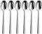 WMF Corvo Espressolöffel Set 6-teilig, 10,5 cm, Espresso Löffel Cromargan protect Edelstahl mattiert, kleine Löffel kratzbeständig, spülmaschinenfest