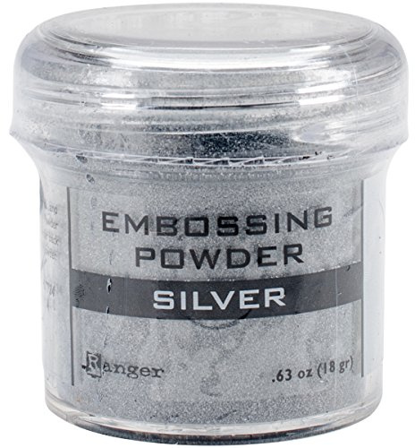 Ranger Polvos Embossing Silver, Acrílico, 4.4400000000000004x4.4400000000000004x4.4400000000000004 cm