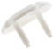 Lot de 3 caches prises 2 P+T + clef - blanc - Zenitech