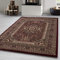 Carpetsale24 Orient Teppich 300x400 cm Rot, Zeitloser XXL Kurzflorteppich mit Ornamenten, Pflegearme Raumlösung für Loft, Galerie oder offene Wohnbereiche