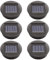 ULEMONDEE Solarleuchten Ersatz 7cm/8cm,solar Einmachglas Led Einsatz,ersatz Solarmodul Für Gartenleuchten (8cm 6 Stk)