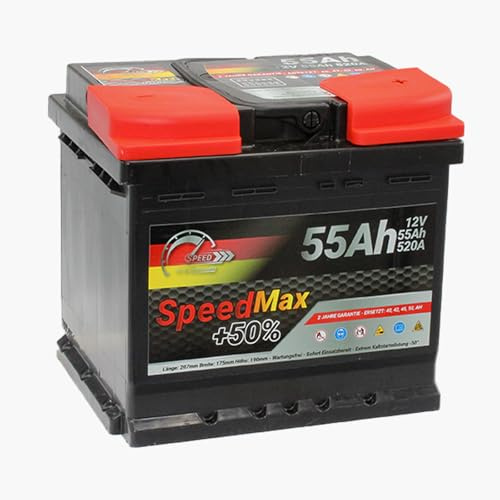SpeedMax Batteria auto L1 55 12V 55Ah 520A +50%