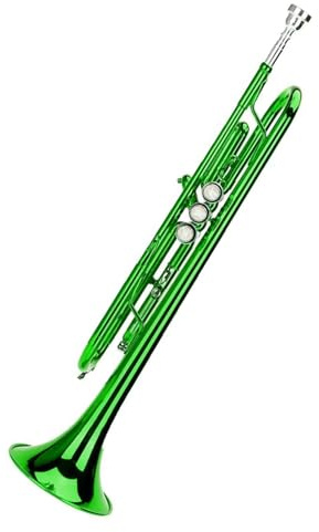 Strumento a fiato professionale in ottone per tromba(Green)