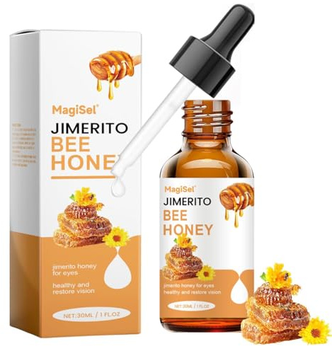 Fuktgivande ögonkontur serum med honung, torra ögonserum med honung, uppfriskande och fuktgivande tonic, slappnar av sikten, återfuktar, passar alla hudtyper, 30 ml