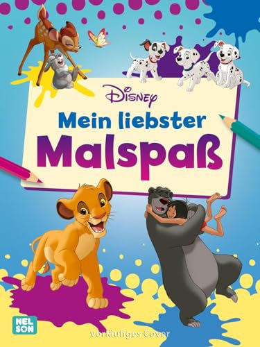 Disney Kreative Beschäftigung: Mein liebster Malspaß: Mit mehr als 60 tollen Ausmalbildern | Malbuch ab 3 Jahren mit Motiven aus den schönsten Disney-Filmen