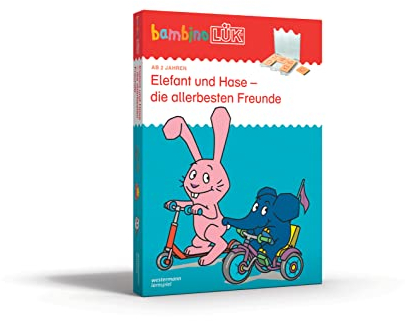 bambinoLÜK-Set: 2/3/4 Jahre Elefant und Hase - die allerbesten Freunde (bambinoLÜK-Sets: Kasten + Übungsheft/e)