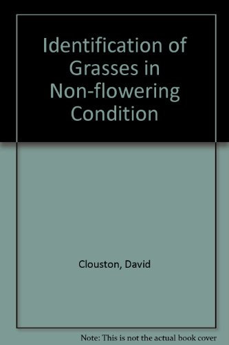 Identification of Grasses in Non-flowering Condition