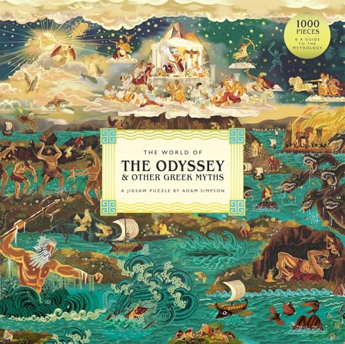 The World of the Odyssey & Other Greek Myths: A 1000-piece Jigsaw Puzzle by Adam Simpson
