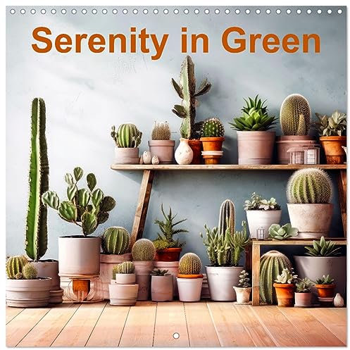 Serenity in Green (Wall Calendar 2025 12 × 12 Inch) CALVENDO 12 Month Wall Calendar