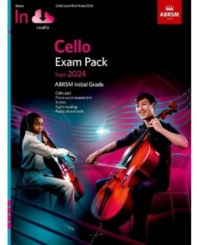 Cello Exam Pack from 2024, Initial Grade: Cello Part & Piano Accompaniment