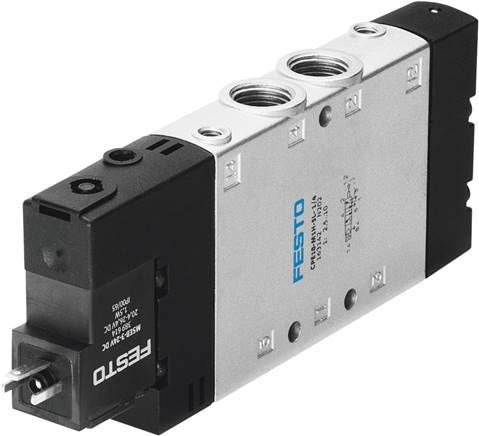 CPE18-M1H-5L-1/4 (163142) Magnetventil Ventilfunktion:5/2 monostabil Betätigungsart:elektrisch