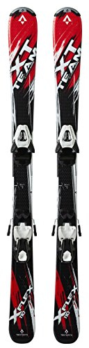 Tecnopro Kinder Ski-Set XT Team Jr. + NTC45/NTL75 Kinderski, Rot/Schwarz/Weiss, 150