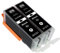 ESMONLINE komp. Canon Druckerpatronen PGI-570XL (Einzelpatronen) (2X Schwarz)