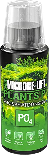 MICROBE-LIFT Plants P - 118 ml - Hochwirksamer Phosphatdünger für üppiges Pflanzenwachstum in Süßwasseraquarien, nitratfrei, ideal für Aquascaping.