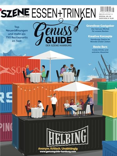 SZENE HAMBURG ESSEN + TRINKEN 38/2025: Der wichtigste Gastro Guide für Hamburg