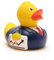 Duckshop Canard de bain I Canard de bain business I L : 8 cm I avec porte-clés canard de bain