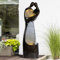 Gartenbrunnen Brunnen Zierbrunnen Zimmerbrunnen Springbrunnen Brunnen 230V Wasserfall Wasserspiel für Garten, Gartenteich, Terrasse, Balkon Sehr Dekorativ (Sweetheart)