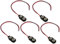 HeyNana 5pcs Soporte Conector Clip para Batería 9V