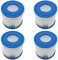 YanBan Cartucho de Filtro de Piscina Compatible con Best-Way 58381 Bomba de Filtro, Paquete de 4 filtros de Repuesto compatibles con Flowclear Tipo I