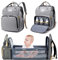 Bibykivn Baby Wickeltasche Rucksack,Diaper Backpack,Babytasche Reiserucksack mit Wickelauflage,Multifunktional Wasserabweisend Große Kapazität Wickelrucksack,Große, für Mama