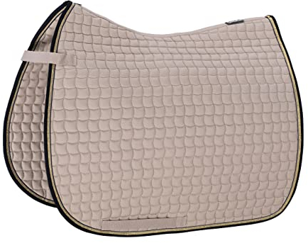 Eskadron Cotton Schabracke Contrast Basic in Dove, Größe:Dressur, Farben:Dove