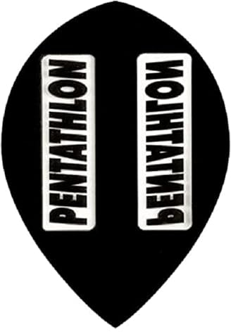 US Darts Pentathlon Black Pear Dart-Flights – 3 Sets (9 Flights) – 100 Micro Ex-Tough