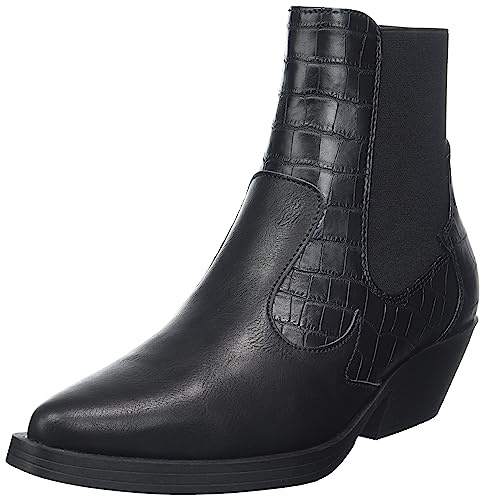 ONLY Onlbronco-2 - Stivaletti da donna in Pu Cowboy Boot Noos, Nero, 40 EU