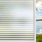 DIFIT Fensterfolie Blickdicht Streifen Sichtschutzfolie Fenster Milchglasfolie Selbstklebend Fenster Statisch Haftend Anti-UV Klebefolie Fenster für Küche Zuhause Büro (Mittlere Streifen, 90x200cm)