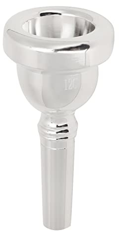 Embout de Trombone Alto 12C, Accessoires D'instruments de Musique en Laiton plaqué Argent pour une Meilleure Performance de Jeu