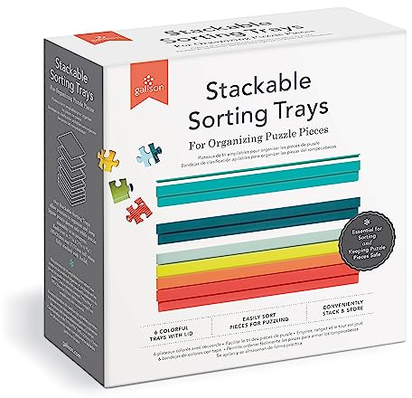 Galison 9780735373211 Puzzle Sorting Tray Set