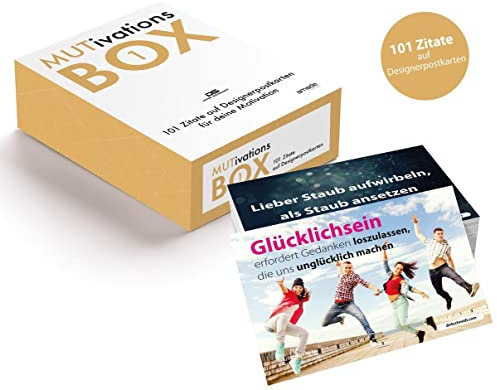MUTivationsbox - 101 Zitate auf Designerpostkarten für deine Motivation: 101 Zitate auf Designerpostkarten: 101 Impulse für Ihre Motivation (Wenn Sie wüssten, was Sie können)