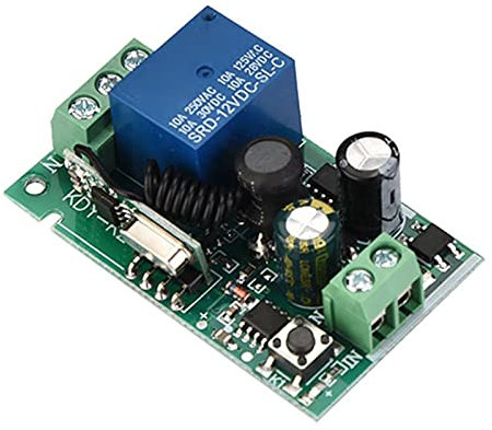 Venta loca Interruptor de Control Remoto - 220V 433MHz Interruptor de Control Remoto inalámbrico FR Interruptor de relé Receptor(1 Canal)