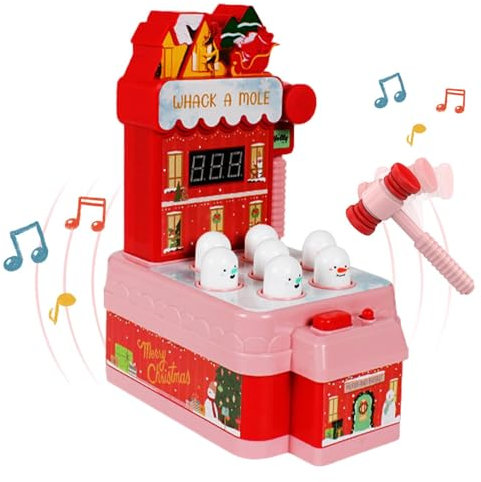 Hammering Pounding Toys, Electric Children's Pounding Hammer Arcade Toy, Pounding Hammer Game for Easter, Children's Day, Birthday, and Christmas